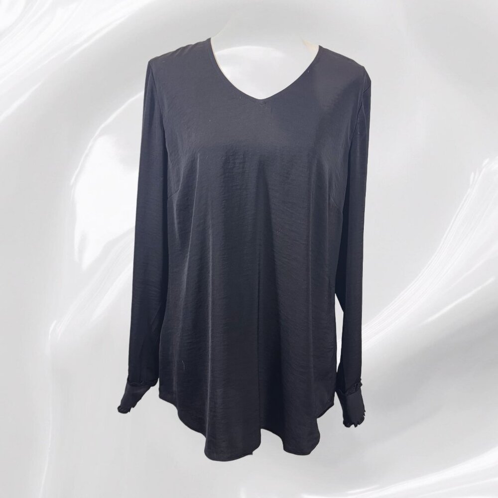 CAbi Black Classic Blouse - Size M #3599